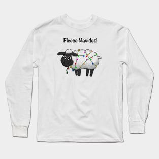 Fleece Navidad (black) Long Sleeve T-Shirt